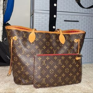 Louis Vuitton neverfull handbag